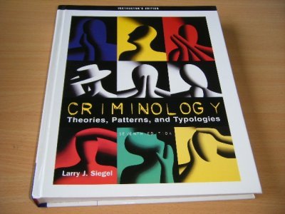Boek met de titel: Criminology.