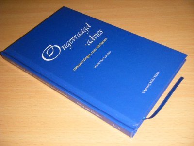 Boek met de titel: Ongevraagd advies