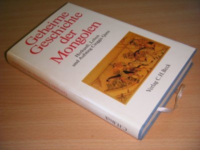 Tweedehands boek: Geheime Geschichte der Mongolen van auteur Manfred Taube (red.) - Gebonden met stofomslag, vlekjes op bladsnede, in goede staat.