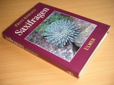 Boek met de titel: Saxifragen und andere Steinbrechgewächse