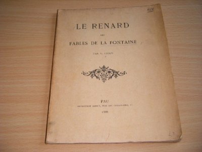 Tweedehands boek: Le renard des fables De La Fontaine van auteur De La Fontaine - Kleine paperback, gebruikssporen, in redelijke staat.