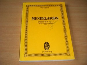 Boek met de titel: Symphony No. 1 - C minor/c-Moll/Ut mineur Op. 11 [Mini bladmuziek Partituur]
