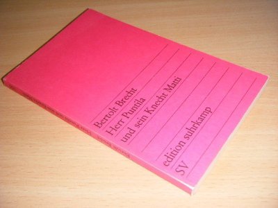 Boek met de titel: Herr Puntila und sein Knecht Matti