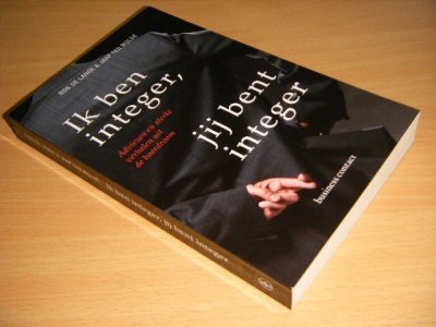 Boek met de titel: Ik ben integer, jij bent integer