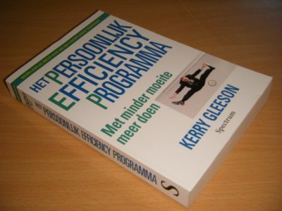 Tweedehands boek: Het persoonlijk efficiency programma van auteur Kerry Gleeson - Paperback, in zeer goede staat.