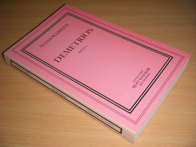 Boek met de titel: Demetrios