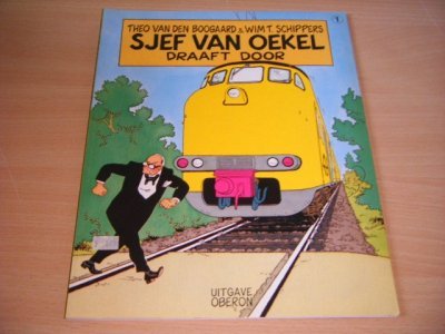 Boek met de titel: Sjef van Oekel draaft door