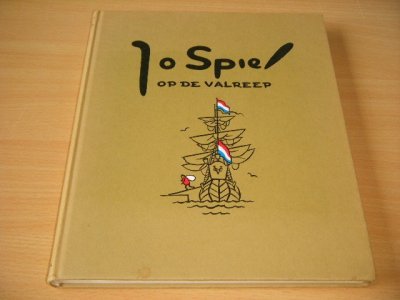 Tweedehands boek: Op de valreep van auteur Jo Spier - Gebonden, vlekjes op bladsnede, in goede staat. Geillustreerd.