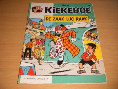 Boek met de titel: Kiekeboe: De zaak Luc Raak