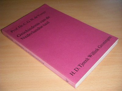 Boek met de titel: Geschiedenis van de Nederlandse taal