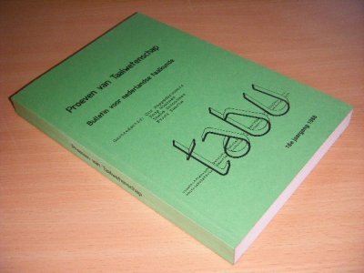 Tweedehands boek: Proeven van Taalwetenschap. van auteur Cor Hoppenbrouwers, Joop Houtman, Ineke Schuurman en Frans Zwarts - Paperback, met leesvouwen, in goede staat. 