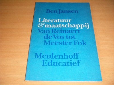 Boek met de titel: Literatuur en maatschappij