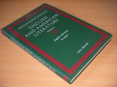 Tweedehands boek: A Book of English and American Literature, Volume I. van auteur Drs. L. Grooten, dr. J. Riewald and drs. T. Zwartkruis - Softcover, in good condition.