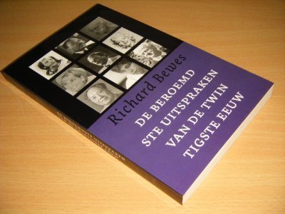 Boek met de titel: De beroemdste uitspraken van de twintigste eeuw