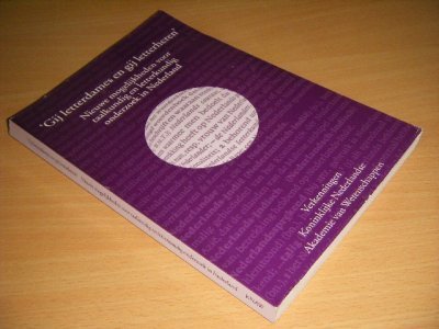 Boek met de titel: Gij letterdames en gij letterheren