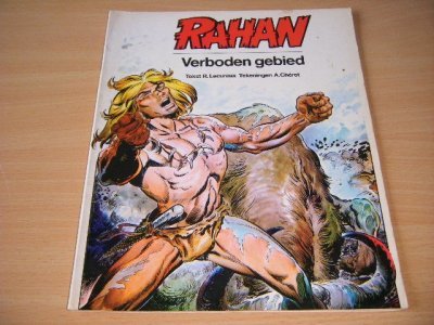 Tweedehands boek: Rahan: Verboden gebied van auteur R. Lecureux en A. Cheret - Paperback, in goede staat. Geillustreerd.