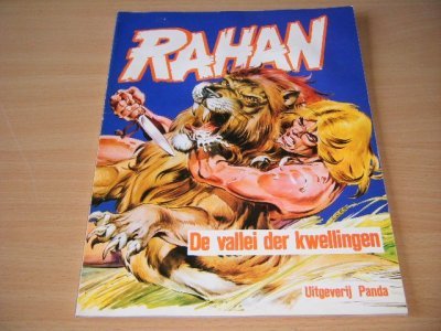 Boek met de titel: Rahan: De vallei der kwellingen