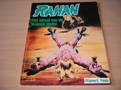 Boek met de titel: Rahan: Het eiland van de levende doden