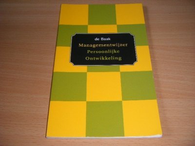 Tweedehands boek: Managementwijzer persoonlijke ontwikkeling van auteur De Baak - Paperback, in goede staat.