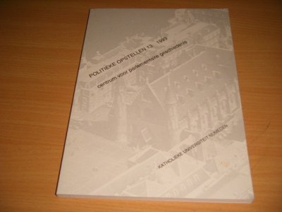Tweedehands boek: Politieke opstellen 13 1993 van auteur Centrum voor Parlementaire Geschiedenis - Paperback, in goede staat.
