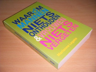 Boek met de titel: Waarom mannen niets onthouden en vrouwen niets vergeten