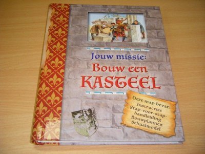 Tweedehands boek: Jouw missie: Bouw een kasteel! van auteur Nicholas Harris - Gebonden boek met ringband, in zeer goede staat. Geillustreerd.
