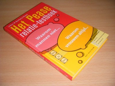Tweedehands boek: Het Pease relatie-testboek van auteur Allan & Barbara Pease - Gebonden, in zeer goede staat.