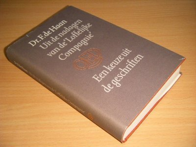 Boek met de titel: Uit de nadagen van de 'Loffelijke Compagnie'