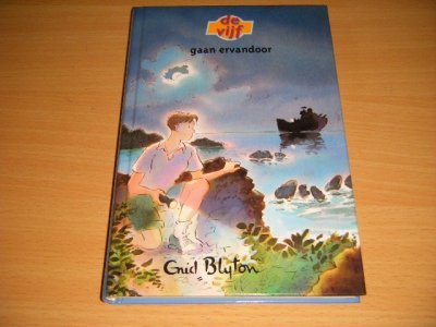 Boek met de titel: De vijf gaan ervandoor