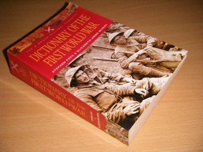Boek met de titel: Dictionary of the First World War
