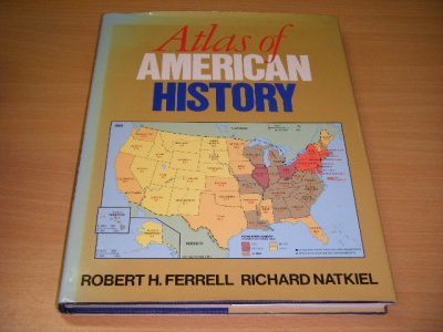 Tweedehands boek: Atlas of American History van auteur Robert H. Ferrell - Hardcover with dustjacket, discoloured spine, name on title page, in good condition. With pictures.