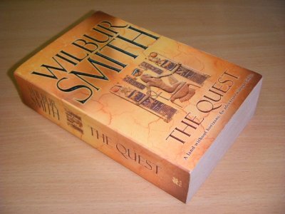 Tweedehands boek: The Quest van auteur Wilbur Smith - Pocket, creases in spine, in good condition.