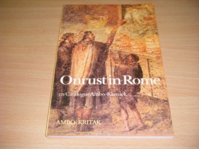 Boek met de titel: Onrust in Rome