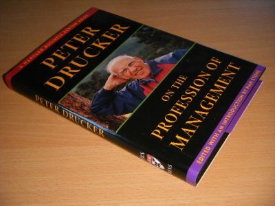 Tweedehands boek: Peter Drucker on the Profession of Management van auteur Peter Drucker - Hardcover with dustjacket, note on title page, in good condition.