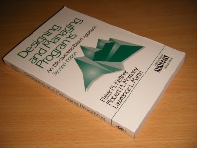 Tweedehands boek: Designing and Managing Programs. van auteur Peter M. Kettner; Robert Moroney; Lawrence L. Martin - Paperback, in excellent condition.