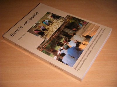 Boek met de titel: Echo's van beleid