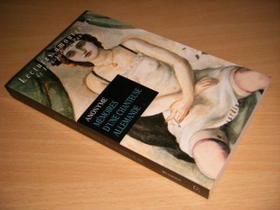 Boek met de titel: Memoires d'une chanteuse allemande