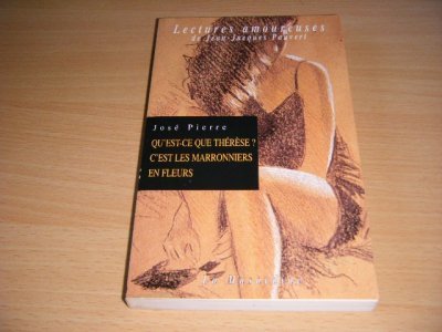 Tweedehands boek: Qu'est-ce que Therese? van auteur José Pierre - Pocket, in goede staat.