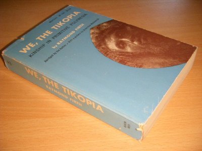 Boek met de titel: WE, the Tikopia