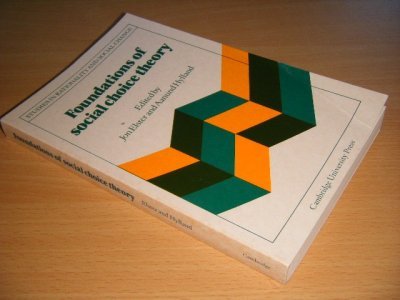 Tweedehands boek: Foundations of Social Choice Theory van auteur Jon Elster; Aanund Hylland - Paperback, fold in cover, stains on spine, in good condition.