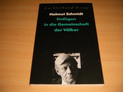Boek met de titel: Einfugen in die Gemeinschaft der Volker