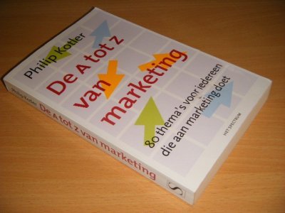 Boek met de titel: De A tot Z van marketing