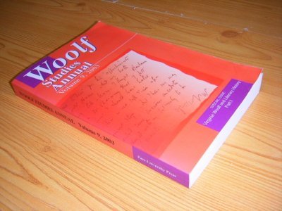 Boek met de titel: Woolf Studies Annual - Volume 9, 2003: Special issue Virginia Woolf and literary history Part I