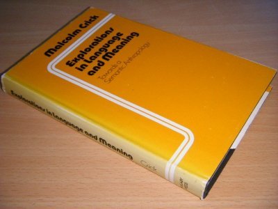 Boek met de titel: Explorations in Language and Meaning